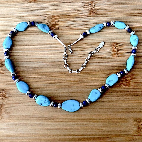 $132  Navajo Running Bear Native American Estate Necklace & Bracelet   RB 925 - Picture 4 of 6